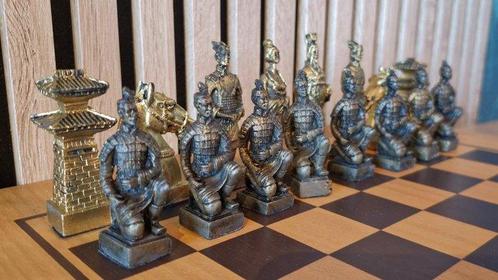 Jeu déchecs - Terracotta Warriors - Argile, Antiek en Kunst, Curiosa en Brocante