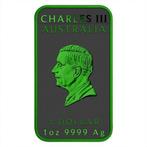 Australie. 1 Dollar 2024- 1 oz Rectangle Dragon Cyber