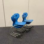 HaBa schoolstoelen, stapelstoel, zithoogte 35 cm, Blauw -, Blauw, Gebruikt, Eén