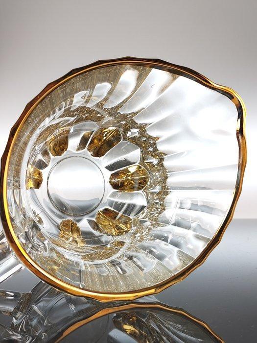 secoloventesimo - Pichet - Verre, Or - Carafe en cristal or, Antiquités & Art, Antiquités | Verre & Cristal