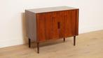 Vintage wandkast | Palissander | Audiomeubel | Schuifdeuren, Huis en Inrichting, Ophalen of Verzenden, Nieuw