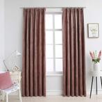 vidaXL Gordijnen verduisterend 2 st met haken 140x175 cm, Huis en Inrichting, Verzenden, Nieuw