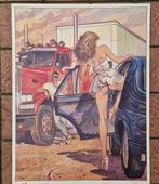 MANARA - CALENDARIO POSTER DIGI CAR ANNO 1996 DISEGNATO DA, Antiek en Kunst, Kunst | Tekeningen en Fotografie