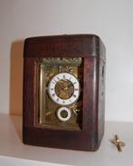 Pendule squelette, Pendulette d’officier - Bronze, Laiton,