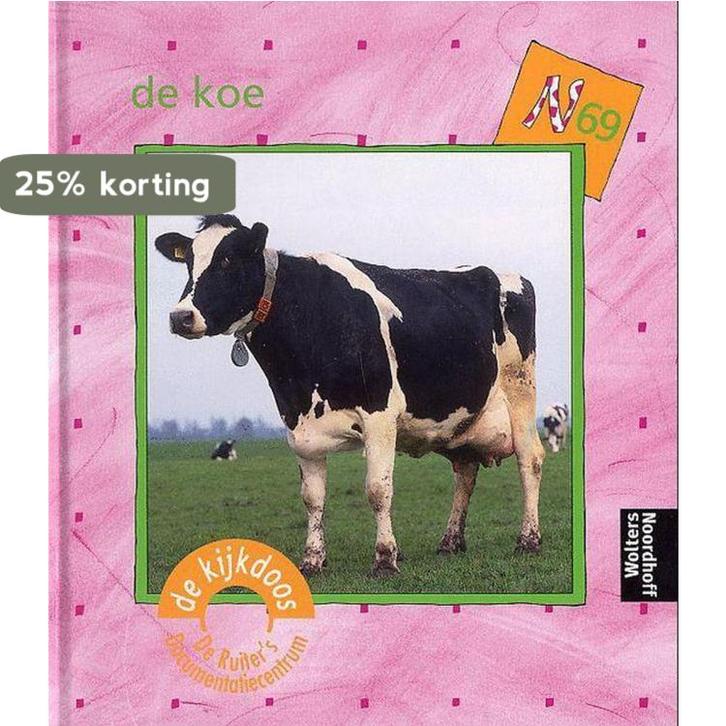 De koe De Kijkdoos 9789001131326 Saskia Halfmouw, Boeken, Overige Boeken, Gelezen, Verzenden
