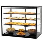 Neutrale Vitrine | INTEGRA | Zwart | 4 Niveaus |, Verzenden, Nieuw in verpakking
