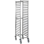 Regaalwagen | 20 Etages (1/1 GN) | RVS | 455x655x1650(h)mm, Zakelijke goederen, Horeca | Keukenapparatuur, Verzenden, Nieuw in verpakking