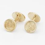 Boutons de manchette - 14 carats Or jaune