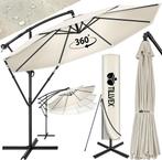 tillvex Aluminium parasol + afdekking Ø350 cm met zwengel, z, Verzenden, Nieuw