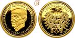 Goud medaille a d Bundespraesidenten R Weizsaecker ohne J..., Postzegels en Munten, Munten en Bankbiljetten | Toebehoren, Verzenden