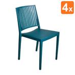 Stoelen | BALTIMORE | Kunststof | Blue | In-/Outdoor |, Verzenden, Nieuw in verpakking