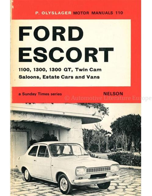 FORD ESCORT 1100, 1300, 1300 Gt, TWIN CAM, SALOONS, ESTATE, Livres, Autos | Livres