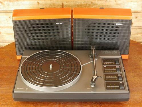 Philips - Stereo 300 – Draagbare platenspeler met speakers –, Audio, Tv en Foto, Radio's