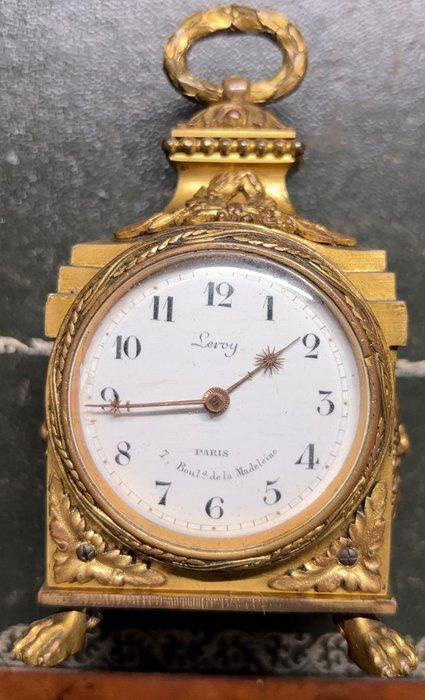 Rijtuigklok - L. Leroy et Cie - Brons - 1900-1910, 1910-1920, Antiek en Kunst, Antiek | Klokken