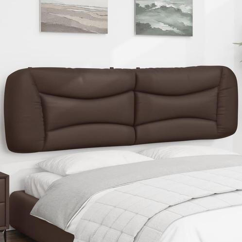 vidaXL Hoofdbordkussen 180 cm kunstleer bruin, Huis en Inrichting, Slaapkamer | Bedden, Nieuw, Verzenden