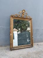 Miroir - Bois - Corne dabondance en bois et or