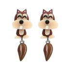 Fako Bijoux - Oorbellen - Eekhoorn - Bruin, Verzenden, Nieuw