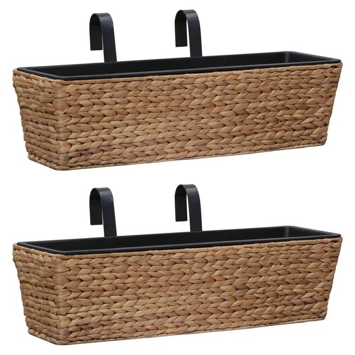 vidaXL Plantenbakken 2 st waterhyacint, Tuin en Terras, Bloempotten, Nieuw, Verzenden