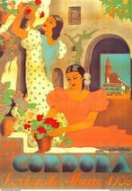 Flamenco Andaluz - CORDOBA, 1936 Fiestas de Mayo / Cartel de, Antiek en Kunst
