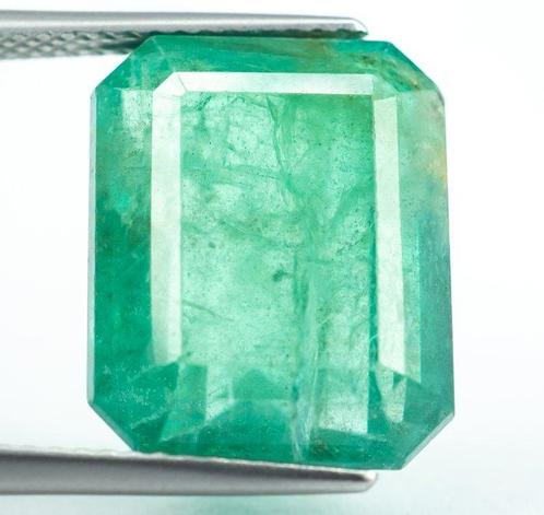 Zonder Minimumprijs Groen Smaragd  - 14.53 ct -, Handtassen en Accessoires, Edelstenen