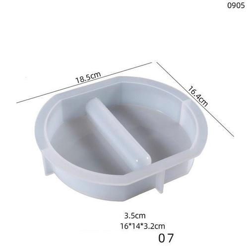 Siliconenmal plat recht 07 voor excl reageerbuis epoxy resin, Hobby en Vrije tijd, Knutselen, Nieuw