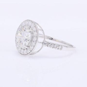 Zonder Minimumprijs - Ring - 14 karaat Witgoud - 2.53ct. tw.