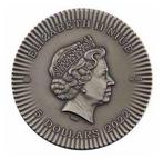 Niue. 5 Dollars 2022 2 oz $5 NZD Niue Silver Isis Wings