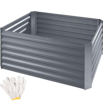 tectake Hoge plantenbak Salvia 600l verzinkt 120x90x57cm - z, Verzenden