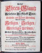 Jacobo Schmid - Heiliger Ehren-Glantz Der Gefürsteten, Antiek en Kunst