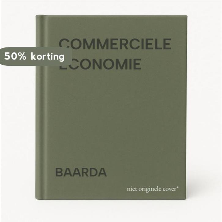 COMMERCIELE ECONOMIE 9789020722017 BAARDA, Boeken, Schoolboeken, Gelezen, Verzenden