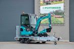 Sunward SWE 17F met toebehoren en Vlemmix aanhangwagen, Zakelijke goederen, Machines en Bouw | Kranen en Graafmachines, Graafmachine
