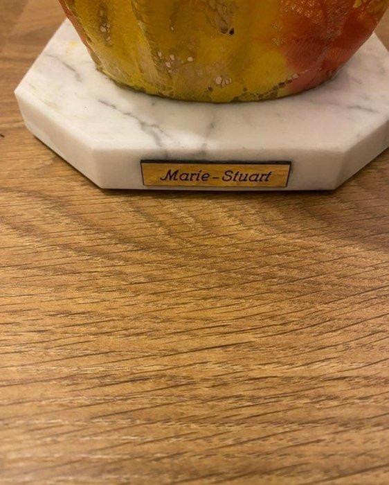 Marie-Stuart - Marie-Stuart - Lampe de table - Marbre,, Antiquités & Art, Antiquités | Éclairage