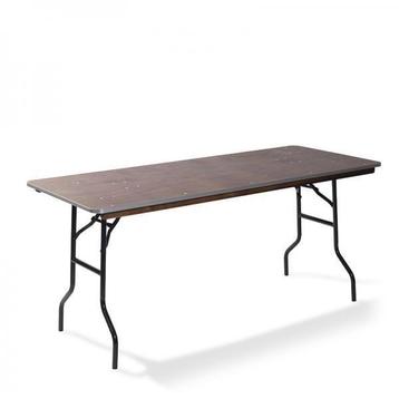 Diner Tafel Hout Recht | 1220x760x760(h)mm VEBA, Verzenden