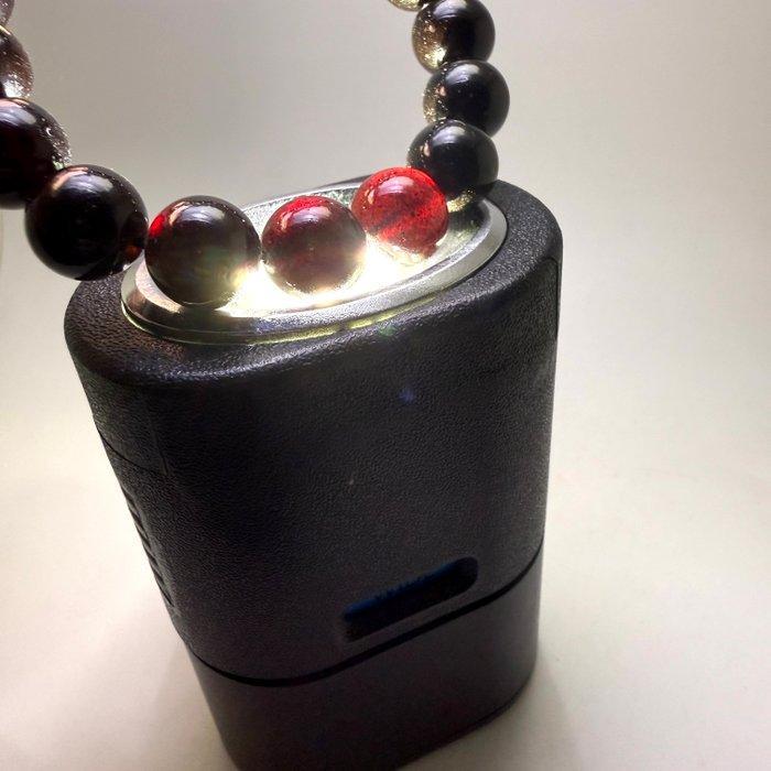 Baltische barnsteen kralenarmband 12mm in kers - Barnsteen -, Verzamelen, Mineralen en Fossielen