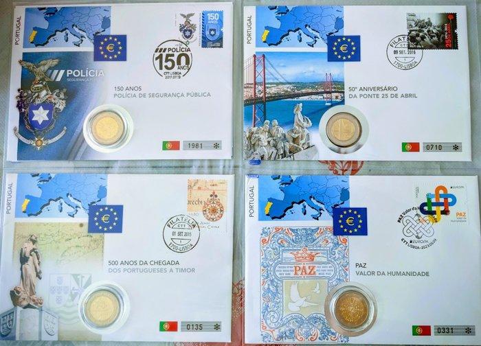 Europa. 2 Euro 2015/2023 (12 Lettere Numismatiche) (Zonder, Postzegels en Munten, Munten | Europa | Euromunten