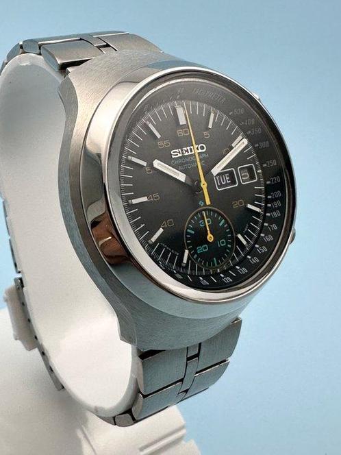 Seiko - 6139-7100 “Seiko Helmet Darth Vader” Automatic, Handtassen en Accessoires, Horloges | Antiek