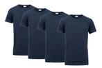 2dekans | Milanoro 4-Pack T-Shirts – Navy Blue – Maat L –, Ophalen of Verzenden