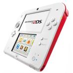 Nintendo 2DS Wit/Rood (Nette Staat & Krasvrije Schermen), Games en Spelcomputers, Ophalen of Verzenden, Zo goed als nieuw