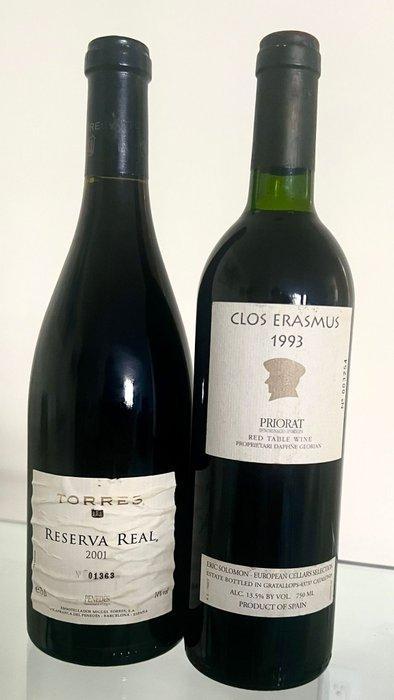 1993 Clos i Terrasses, Clos Erasmus & 2001 Torres, Reserva, Verzamelen, Wijnen