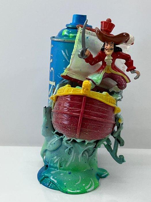 Alvin Silvrants - Peter Pan “Spraycan Art statue” Captain, Antiek en Kunst, Kunst | Schilderijen | Modern