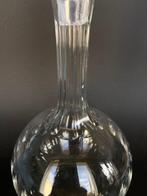 Karaf - Superbe carafe à côtes creuses - Geslepen kristal