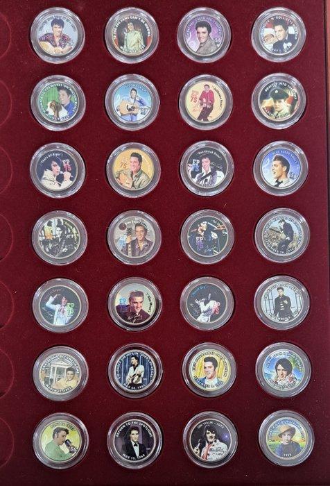 Verenigde Staten. Elvis Presley Quarters en Half Dollars USA, Postzegels en Munten, Munten | Europa | Niet-Euromunten