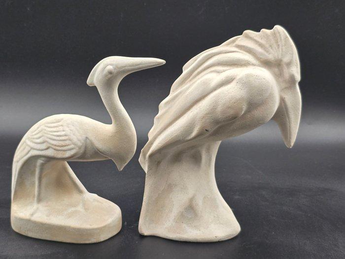 Derk Holman (1916-1982) - Sculpture, Vogels - 23 cm - Grès, Antiek en Kunst, Antiek | Glaswerk en Kristal