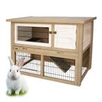 MaxxPet Konijnenhok voor konijnen-knaagdieren-111x45x78cm, Animaux & Accessoires, Rongeurs & Lapins | Cages & Clapiers, Hok, Ophalen