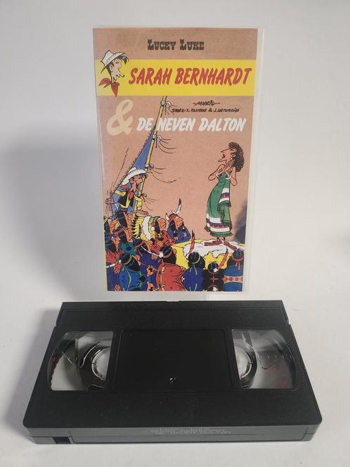 Lucky Luke: Sarah Bernhardt & de Neven Dalton VHS Kids, Cd's en Dvd's, VHS | Kinderen en Jeugd, Zo goed als nieuw, Ophalen of Verzenden