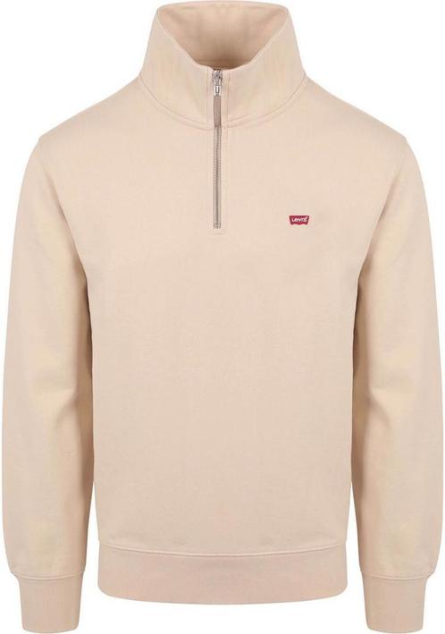 Levis Sweater Half Zip Ecru maat Maat 52/54 (L) Heren, Kleding | Heren, Truien en Vesten, Wit, Nieuw, Maat 52/54 (L), Verzenden