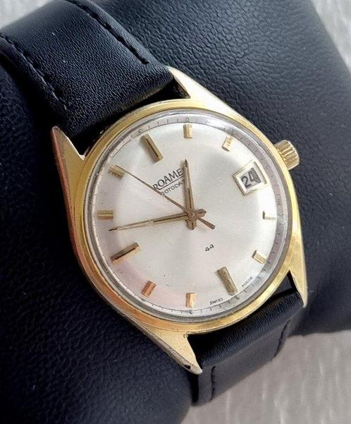 Roamer - Rotodate 44 - Sans Prix de Réserve - Homme -, Handtassen en Accessoires, Horloges | Heren