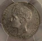 Spanje. Alfonso XIII. Peseta 1896-PG V, PCGS MS62
