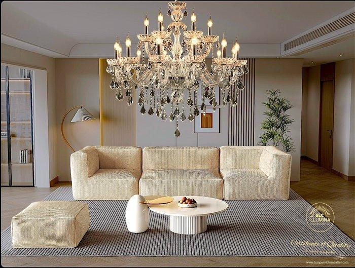 SLC Illumina - MG - Kroonluchter - MT 18 Luci - Kristal -, Antiek en Kunst, Kunst | Designobjecten