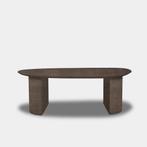 Tafel organisch eikenhout  Half Rond  300x125, Huis en Inrichting, Tafels | Eettafels, Nieuw